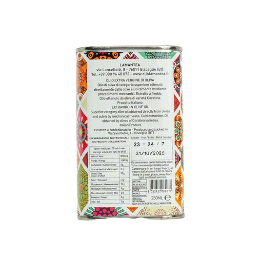 SCACCHI Lamantea Extra Natives Olivenöl EVO Kollektion 250 ml - Trueffelfreunde