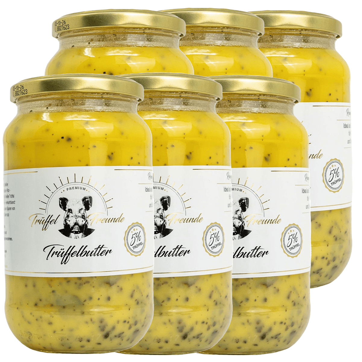 Trüffelfreunde – Gastro White Label Trüffelbutter XXL - 5% Trüffel - 460 g