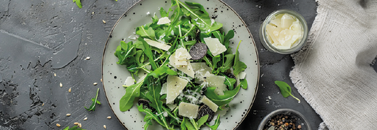Gesunde Delikatesse: frische Trüffel Salate, die nicht nur gut schmecken, sondern auch gut für Dich sind.