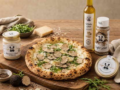 Trüffelfreunde – Trüffel-Pizza Set "Bianca" – Alles für die perfekte Trüffelpizza zuhause