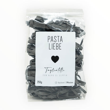 Pasta Liebe - Tagliatelle mit Sepia-Tinte - 250 g