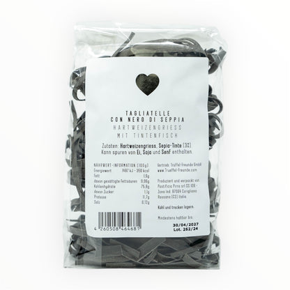Pasta Liebe - Tagliatelle mit Sepia-Tinte - 250 g