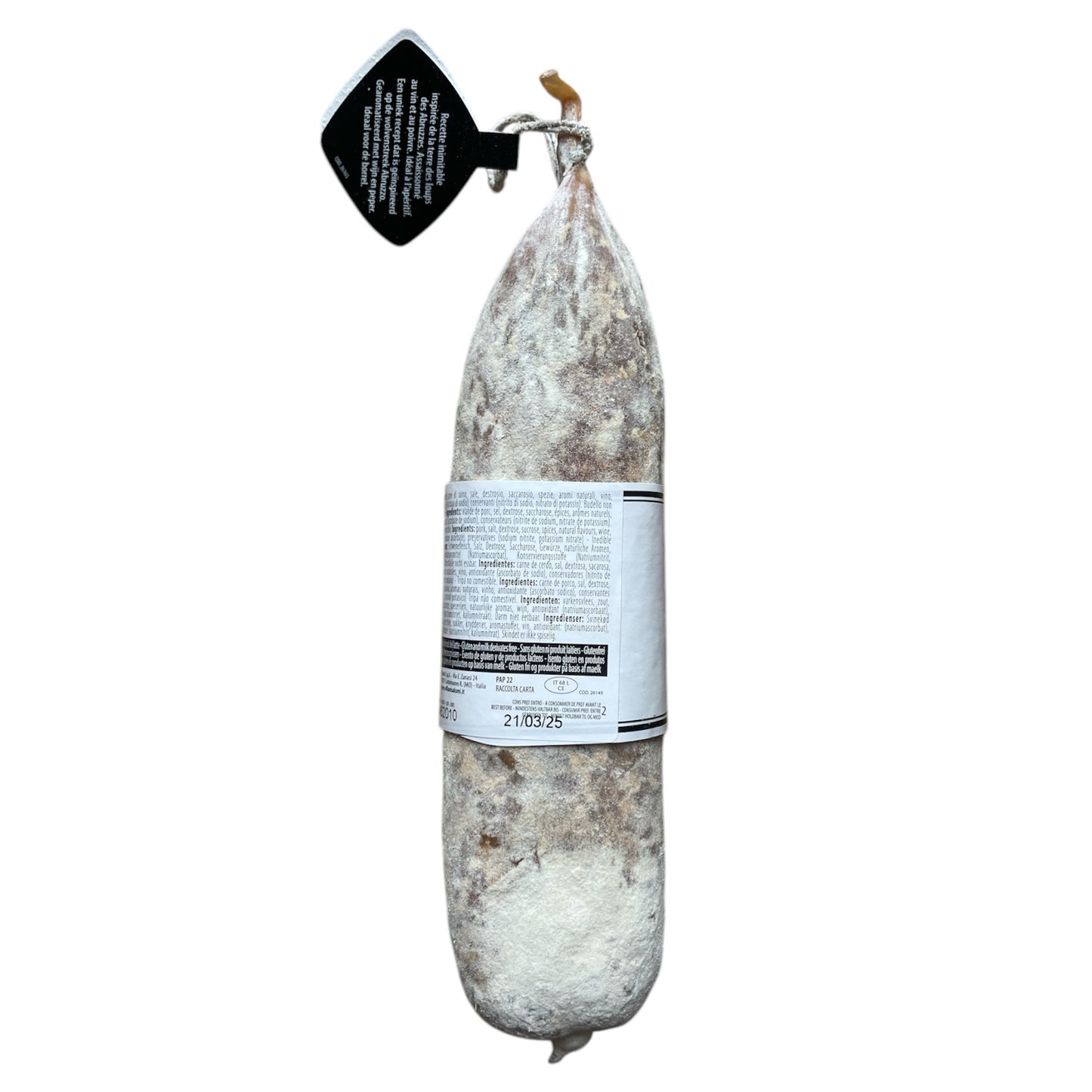 Villani - Salami Abruzzese aus dem Land der Abruzzenwölfe - 330g