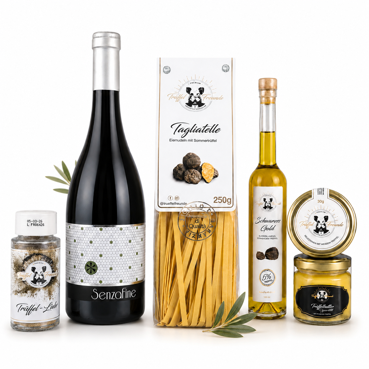 Trüffelfreunde – Trüffelgenuss‑Set – Das perfekte Set für ein Abendessen zu zweit