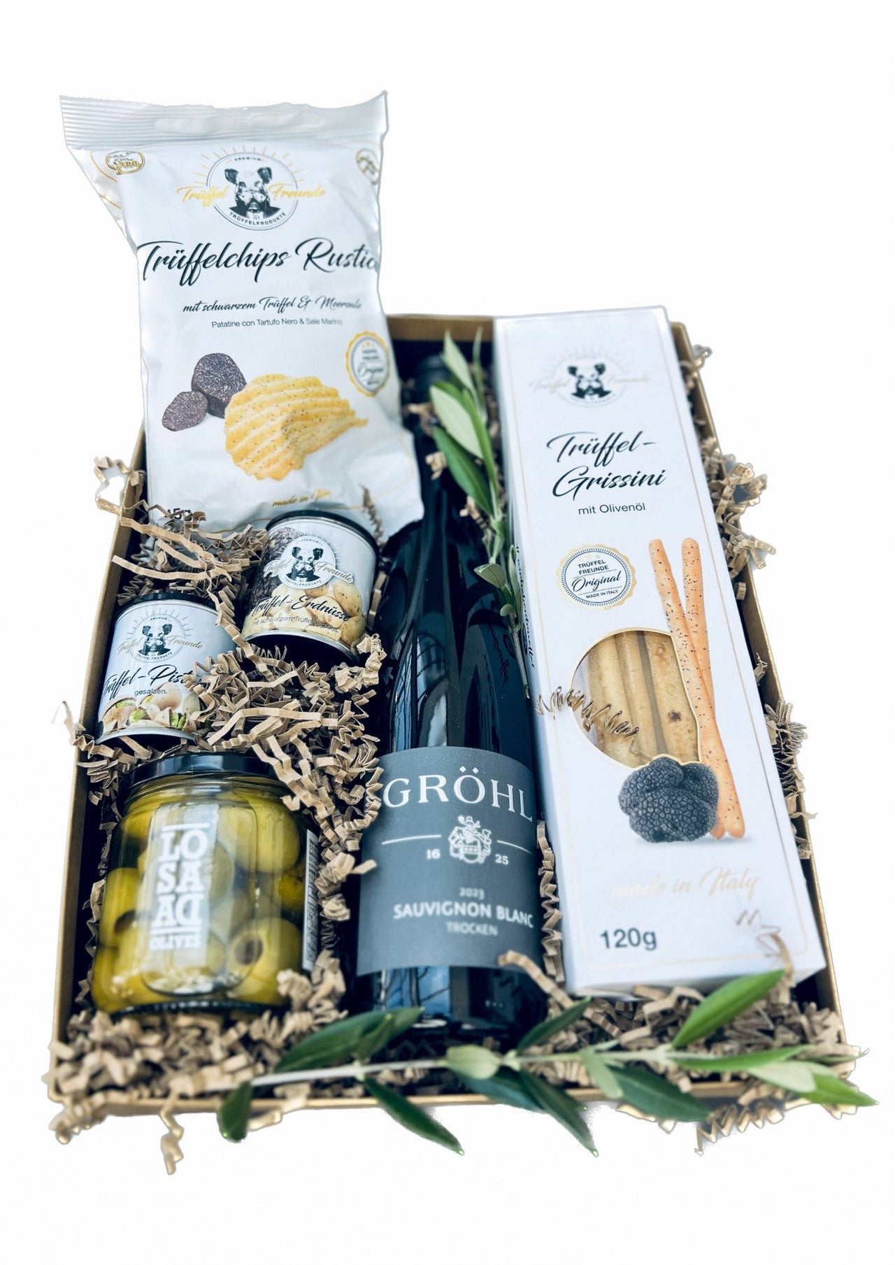 Geschenkbox Aperitivo con Vino Tedesco