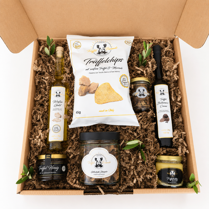 Premium Box mit Auswahl exklusiver Trüffelprodukte