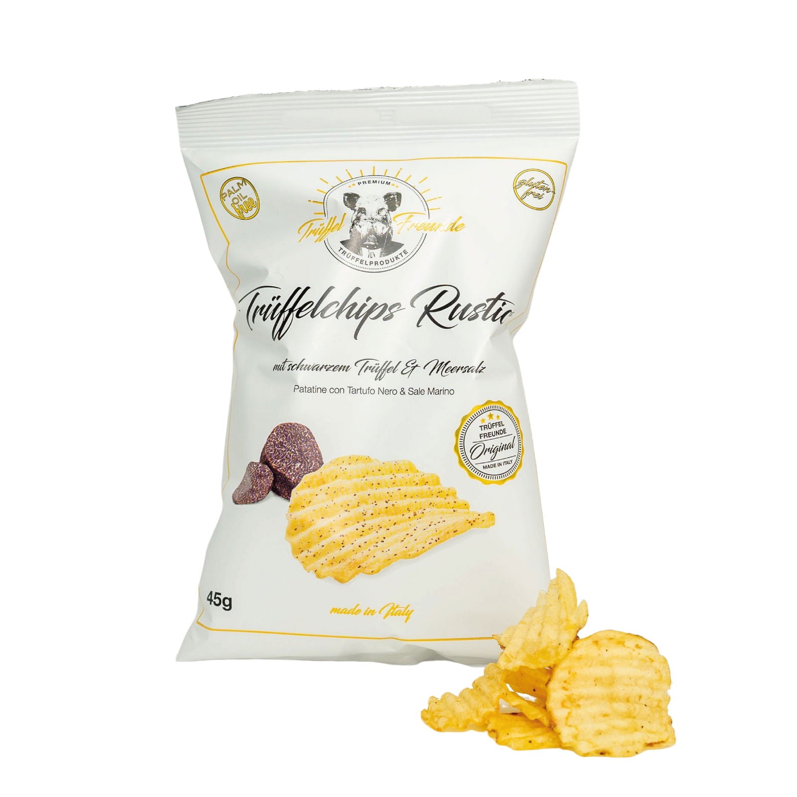 Trüffelchips mit schwarzem Trüffel - Trueffelfreunde