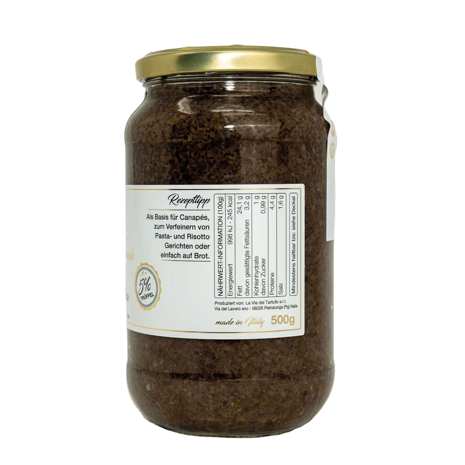 Trüffelsalsa 500 Gramm Gastro XL Glas - Trueffelfreunde