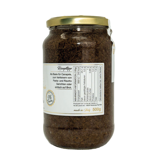 Trüffelsalsa 500 Gramm Gastro XL Glas - Trueffelfreunde