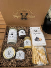 Geschenkbox Classico - Pastasauce Bianca - Trüffelsalsa - Salzflocken mit weißem Trüffel - Trüffelpesto - Trüffelbutter - Trüffelpasta