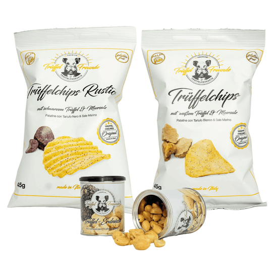 Trüffelfreunde – Trüffel Snack Set - Chips & Nüsse